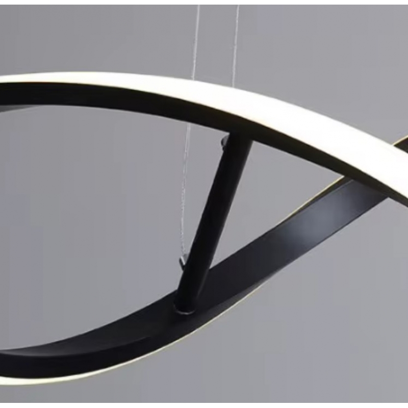 SE LED 95 QUEEN PENDANT BLACK 24W 3CCT 95x8x100cm IP20 220V 2 YEARS WARRANTY Ε2