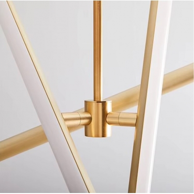 SE LED 50 VAMOS PENDANT GOLD 22W 3CCT 50x50x110cm IP20 220V 2 YEARS WARRANTY Δ3