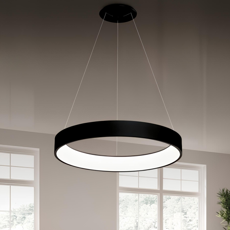 SE LED 32 KAITO BLACK PENDANT 50x50x100cm 32W 3CCT WITH MEMORY IP20 2 YEARS WARRANTY A1
