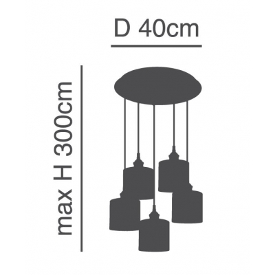SE21-BR-10-5BL-SH2 MAGNUM BRONZE Grey Shade Pendant+ SE21-BR-10-5BL-SH2 MAGNUM BRONZE Grey Shade Pendant+