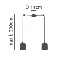 SE21-BL-B10-BL2-SH1 ADEPT PENDAT White Shade Pendant+ SE21-BL-B10-BL2-SH1 ADEPT PENDAT White Shade Pendant+
