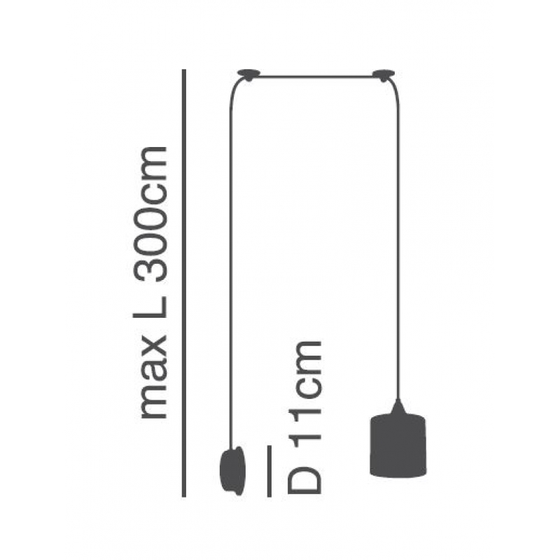 SE21-BL-B10-BL1W-SH1 ADEPT PENDANT White Fabric Wall Lamp +
