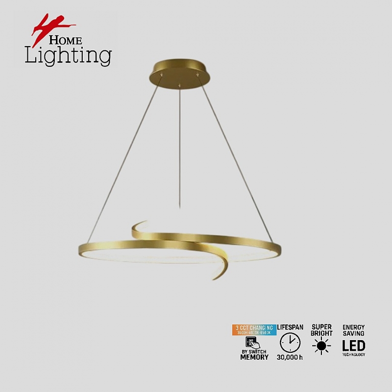 SE LED 50 ECLIPTA GOLD 3CCT WITH MEMORY 60W  50cm  2 YEARS WARRANTY