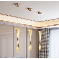 SE LED 33 ELICA PENDANT GOLD 2 YEARS WARRANTY SE LED 33 ELICA PENDANT GOLD 2 YEARS WARRANTY