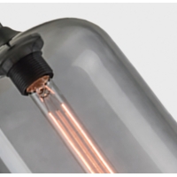 SE21-SM-19-30 FEINT SMOKED GLASS PENDANT 1Α3