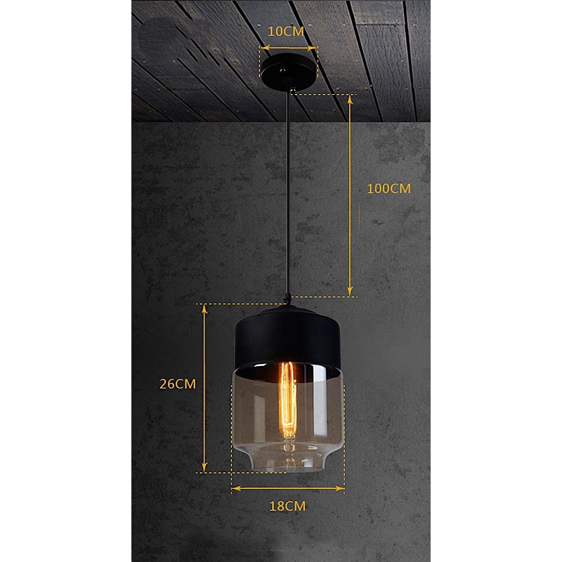 SE21-HN-18-30 GABY HONEY GLASS PENDANT 1Α3