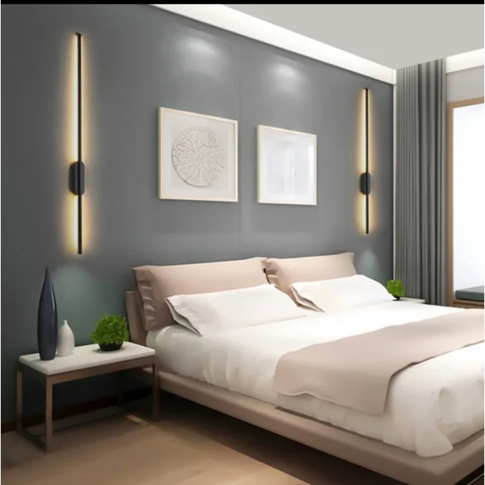 SE LED 120 GINNA BLACK WALL LAMP 18W 3000K 2 YEARS WARRANTY