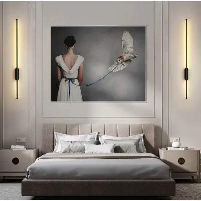 SE LED 120 GINNA BLACK WALL LAMP 18W 3CCT WITH MEMORY 2 YEARS WARRANTY