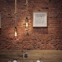 GRENADE-1 ROPE PENDANT LAMP BLACK Δ3