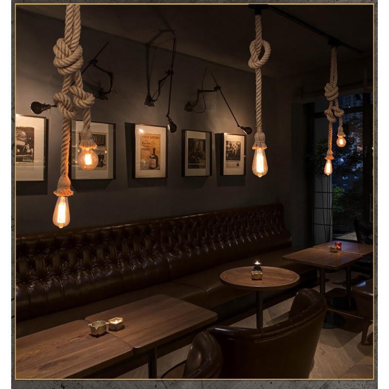 SE 147-27 MAYA PENDANT LAMP ROPE Δ3