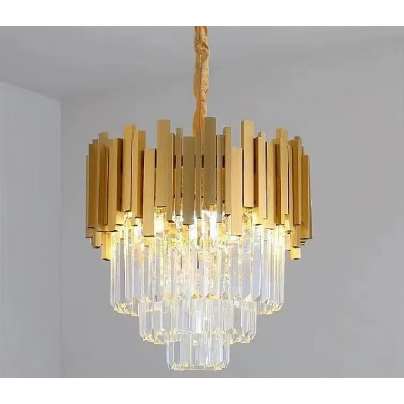 SE21-14-5 IMPERIAL CASCADE GOLD Φ40*31-120cm  E14*5   2 YEARS WARRANTY