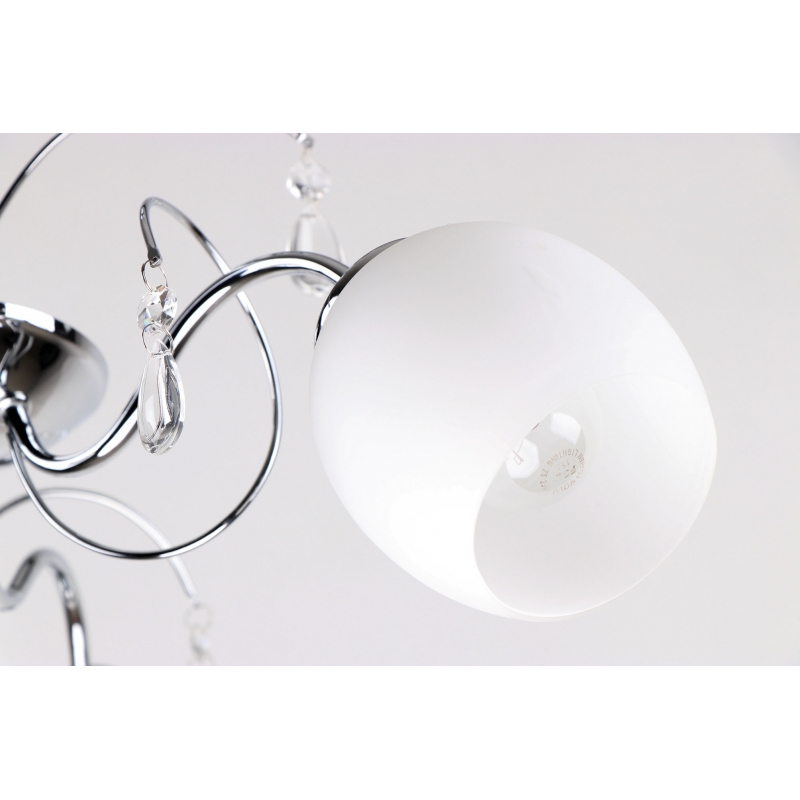 KQ 2221/3 FERROW PENDANT CHROME-OPAL GLASS Ζ3 KQ 2221/3 FERROW PENDANT CHROME-OPAL GLASS Ζ3