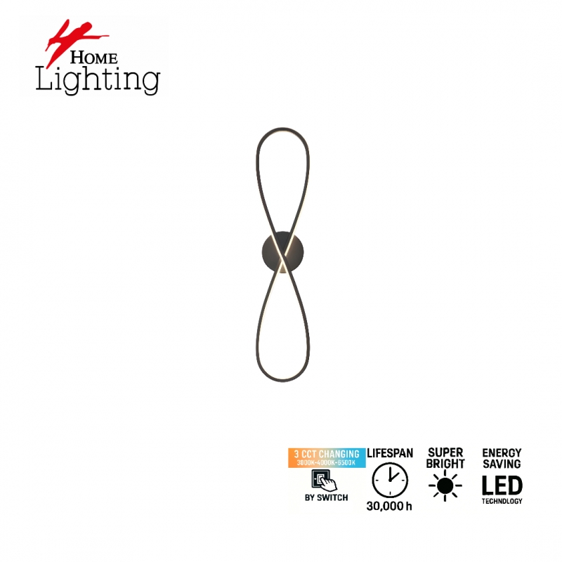 SE LED 30 INFINITO WALL LAMP 18W 3CCT 15x6x55cm IP20 220V 2 YEARS WARRANTY SE LED 30 INFINITO WALL LAMP 18W 3CCT 15x6x55cm IP20 220V 2 YEARS WARRANTY