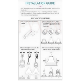 SE-SP-DL-R-WH CARGO SPOTLIGHT DOWNLIGHT RECESSED GU10 WHITE FOR HOLE 8,4cm