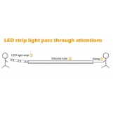 SE-SCT-26 SILICON SOFT TUBE D2,6CM FOR DOUBLE LED STRIP 10W/METER EACH PRICE PER METER