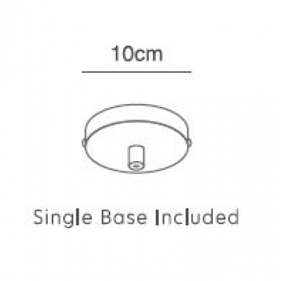 SE 149-BK IRIS PENDANT LAMP BLACK 1E2