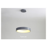 SE LED 32 ΚΑΙΤΟ GREY PENDANT 50x50x100cm 32W 3CCT WITH MEMORY IP20 2 YEARS WARRANTY A1
