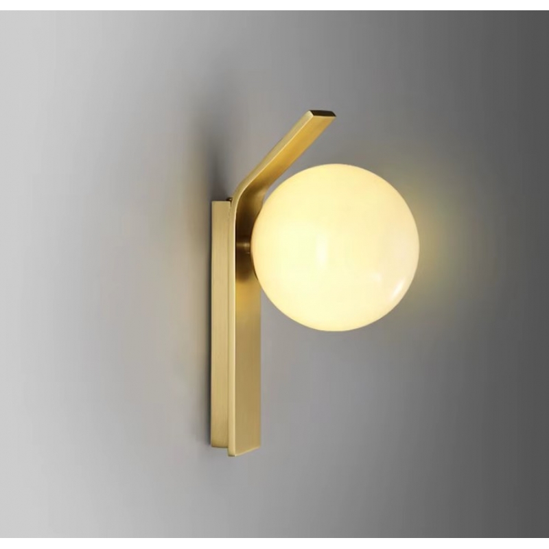 SE21-GM-15 KELIA WALL LAMP BRASS AND OPAL E14 12x15x22cm IP20 220V 2 YEARS WARRANTY SE21-GM-15 KELIA WALL LAMP BRASS AND OPAL E14 12x15x22cm IP20 220V 2 YEARS WARRANTY