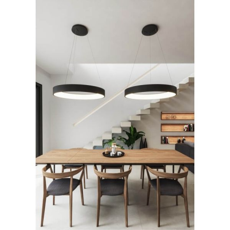 SE LED 32 KAITO BLACK PENDANT 50x50x100cm 32W 3CCT WITH MEMORY IP20 2 YEARS WARRANTY A1