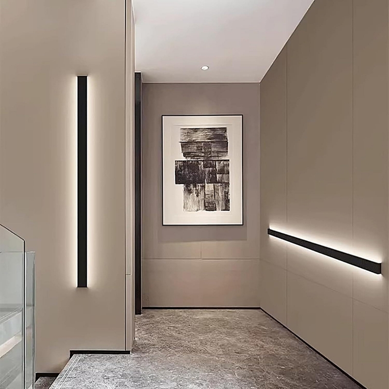 SE LED 60 LINEAX  WALL LAMP  3CCT WITH MEMORY  BLACK  2 YEARS WARANTY