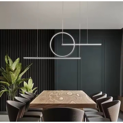 SE LED 100 LUFICET PENDANT BLACK 24W 3CCT 100x30x100cm IP20 220V 2 YEARS WARRANTY Ε2