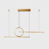 SE LED 100 LUFICET PENDANT GOLD 24W 3CCT 100x6x100cm IP20 2 YEARS WARRANTY A2 SE LED 100 LUFICET PENDANT GOLD 24W 3CCT 100x6x100cm IP20 2 YEARS WARRANTY A2