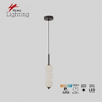 SE LED 120 LUNA TRIPLA BLACK Φ10CM  PENDANT  3CCT WITH MEMORY 2 YEARS WARRANTY