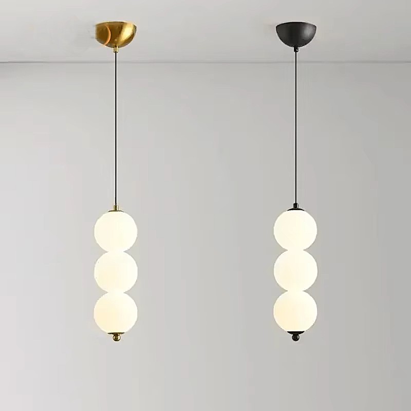 SE LED 120 LUNA TRIPLA BLACK Φ10CM  PENDANT  3CCT WITH MEMORY 2 YEARS WARRANTY