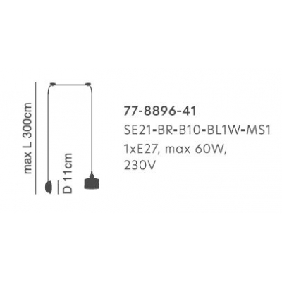 SE21-BR-10-BL1W-MS1 MAGNUM BRONZE Black Metal Shade Wall Lamp+ SE21-BR-10-BL1W-MS1 MAGNUM BRONZE Black Metal Shade Wall Lamp+