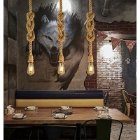 SE147-27-4 MAYA PENDANT LAMP ROPE+