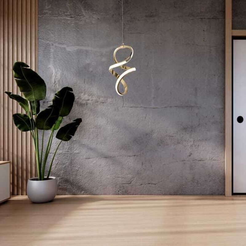 SE LED 15 ENNI PENDANT GOLD 18W 3CCT 15x100cm IP20 2 YEARS WARRANTY Δ2