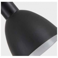 SE21-BL-4-BL3-MS2 ADEPT TUBE Black Pendant Black Metal Shade+