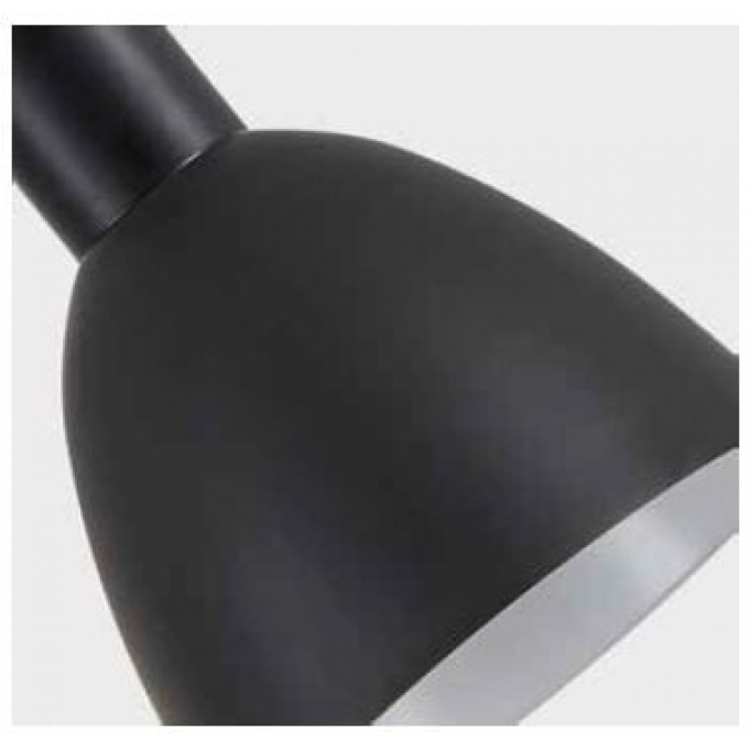 SE21-BL-4-3BL-MS2 ADEPT TUBE Black Pendant Black Metal Shade+