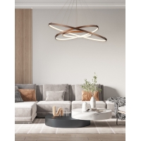 SE LED 80-60-40 MORELLI PENDANT COFFEE BROWN Β5