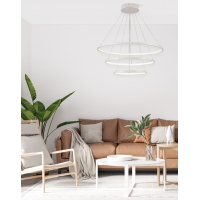 SE LED 80-60-40 MORELLI PENDANT WHITE MAT Β5 SE LED 80-60-40 MORELLI PENDANT WHITE MAT Β5