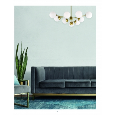 KQ S0980-9 NERVO PENDANT GOLD WITH OPAL GLASSES Β2 KQ S0980-9 NERVO PENDANT GOLD WITH OPAL GLASSES Β2