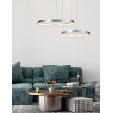 SE LED 100 AMAYA PENDANT NICKEL MAT Ε5