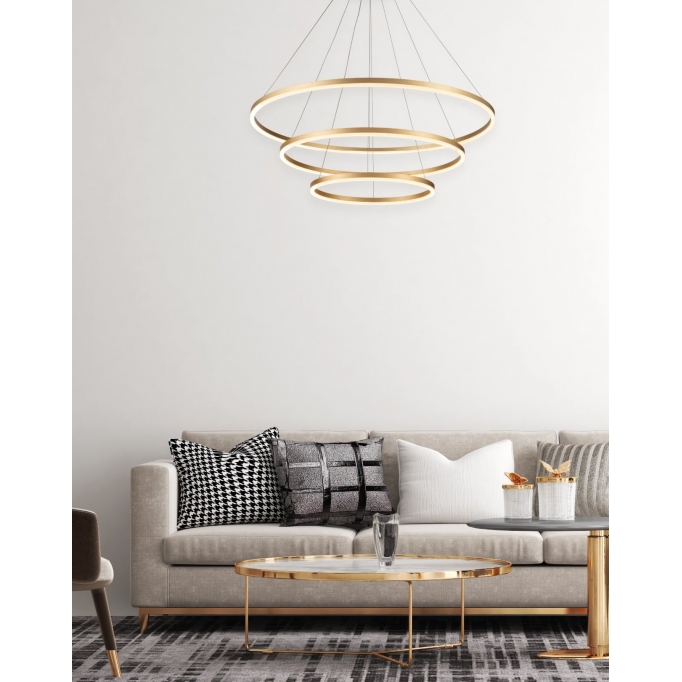 SE LED 80-60-40 OLYMPIC PENDANT GOLD MAT Β5