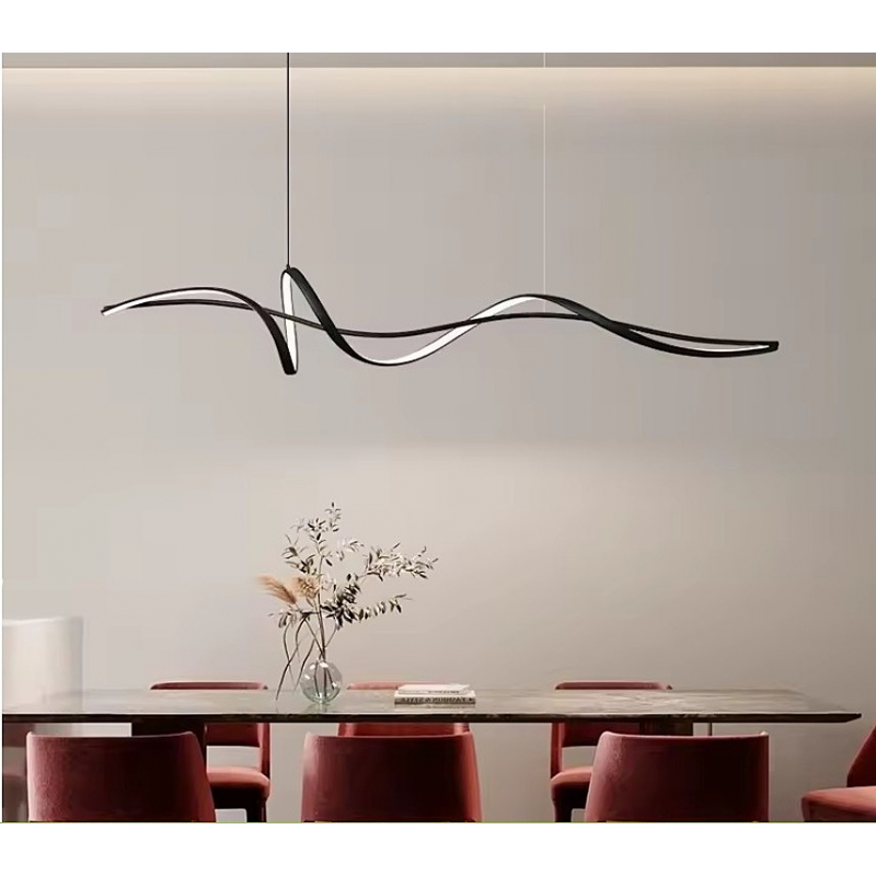 SE LED 100 ONIS PENDANT BLACK 18W 3CCT 100x22x100cm IP20 220V 2 YEARS WARRANTY A2