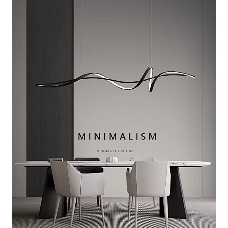 SE LED 100 ONIS PENDANT BLACK 18W 3CCT 100x22x100cm IP20 220V 2 YEARS WARRANTY A2