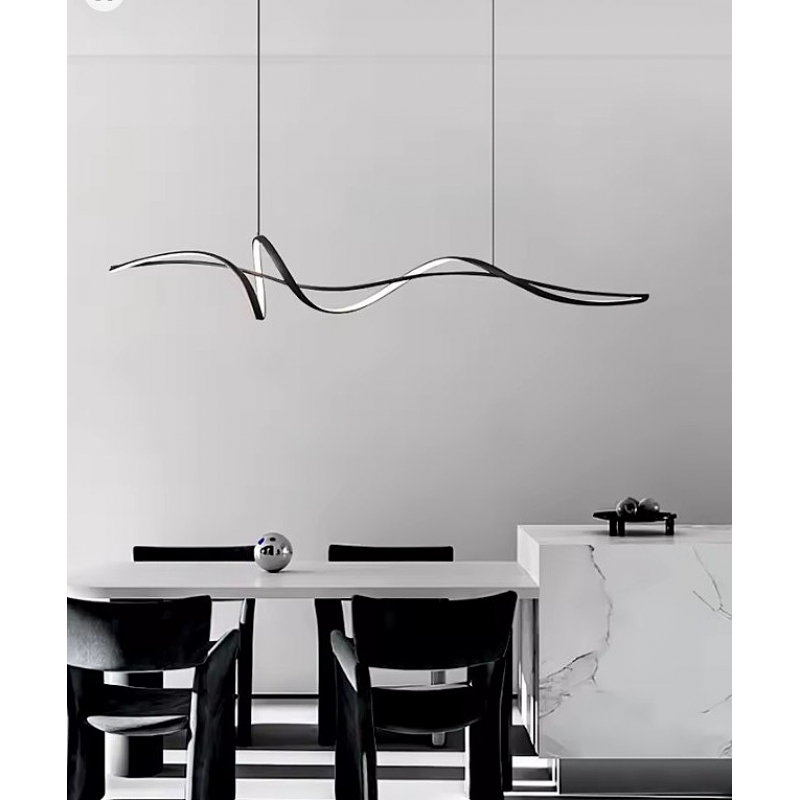 SE LED 100 ONIS PENDANT BLACK 18W 3CCT 100x22x100cm IP20 220V 2 YEARS WARRANTY A2