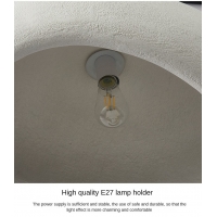 SE21-300-WH- PAC PENDANT WHITE FOAM E27  D30  2 YEARS WARRANTY