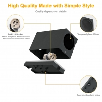 SE-WL-S1-DG CUADRO DOWN WALL LAMP GU10 DARK GREY BODY ALUMINIUM SE-WL-S1-DG CUADRO DOWN WALL LAMP GU10 DARK GREY BODY ALUMINIUM