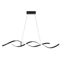 SE LED 95 QUEEN PENDANT BLACK 24W 3CCT 95x8x100cm IP20 220V 2 YEARS WARRANTY Ε2