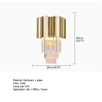 SE21-14-1 REGALIA CROWN GOLD WALL LAMP 25*40cm 2 YEARS WARRANTY SE21-14-1 REGALIA CROWN GOLD WALL LAMP 25*40cm 2 YEARS WARRANTY