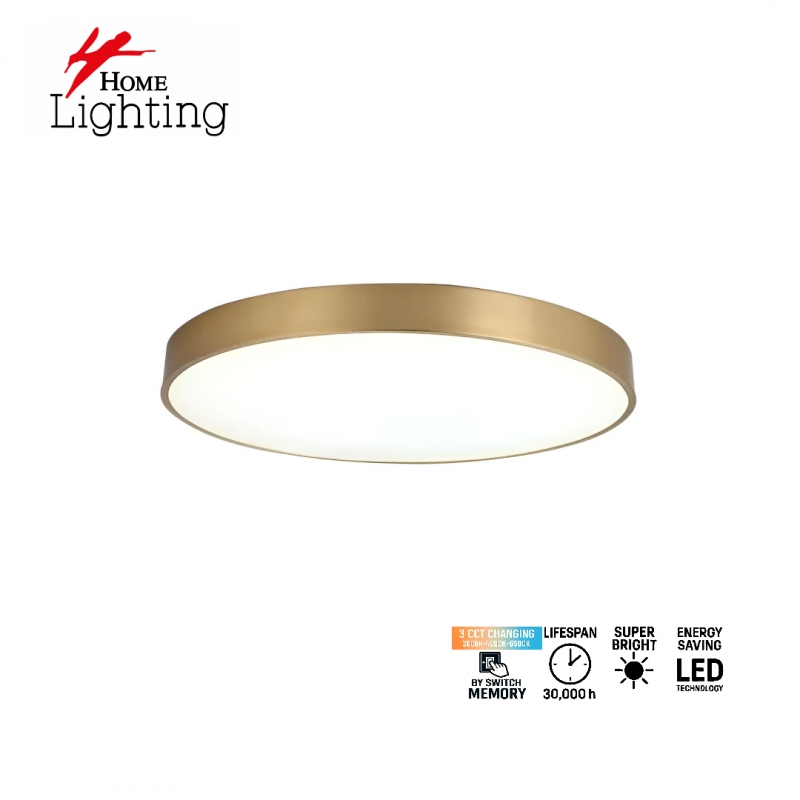 SE LED 36 RONDO GOLD CEILING 36W 3CCT WITH MEMORY 2 YEARS WARRANTY Α4 SE LED 36 RONDO GOLD CEILING 36W 3CCT WITH MEMORY 2 YEARS WARRANTY Α4