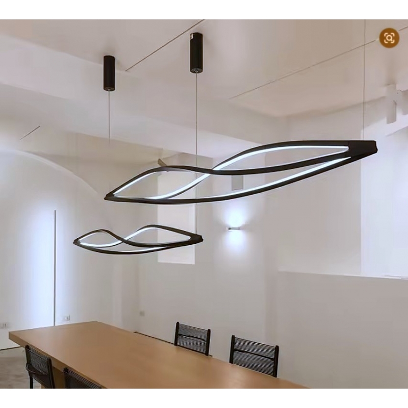 SE LED 100 SIGMA PENDANT BLACK 48W 3CCT 20x100cm IP20 220V 2 YEARS WARRANTY Α1