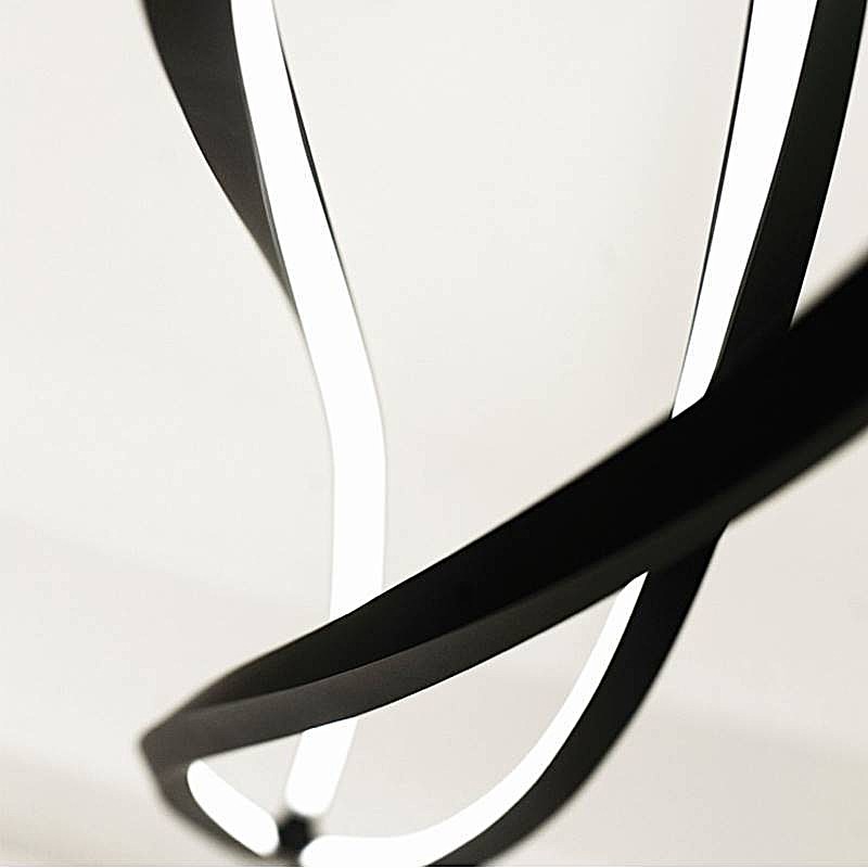 SE LED 100 SIGMA PENDANT BLACK 48W 3CCT 20x100cm IP20 220V 2 YEARS WARRANTY Α1