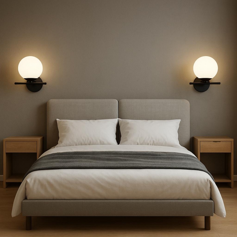 SE21-BL-15  SIRI WALL LAMP BLACK E14 20x20x20cm IP20 220V 2 YEARS WARRANTY E2