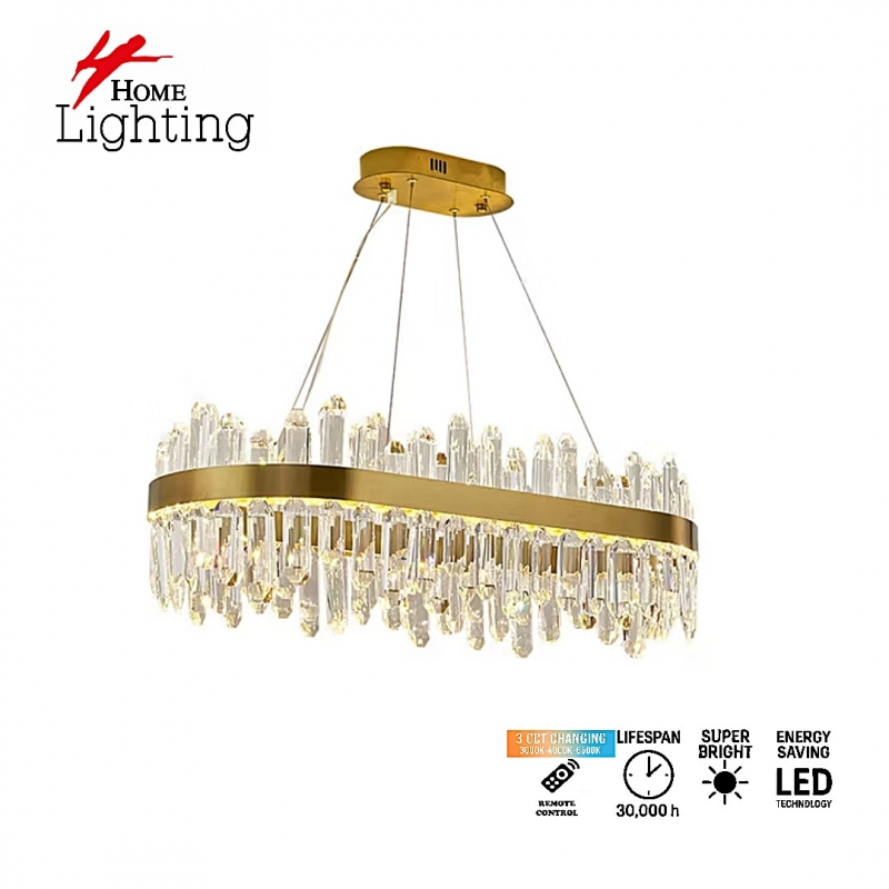 SE LED 80 SOLINA RECTANGLE  GOLD  80*35cm 3CCT 3000-6500K  REMOTE CONTROL  2 YEARS WARRANTY
